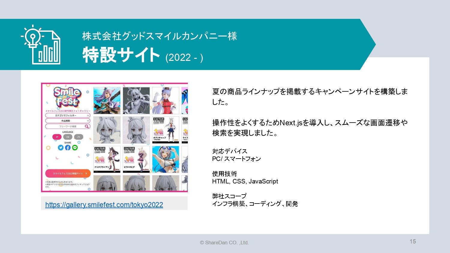 株式会社ShareDan - 会社案内 - {(14 + 1)}ページ目