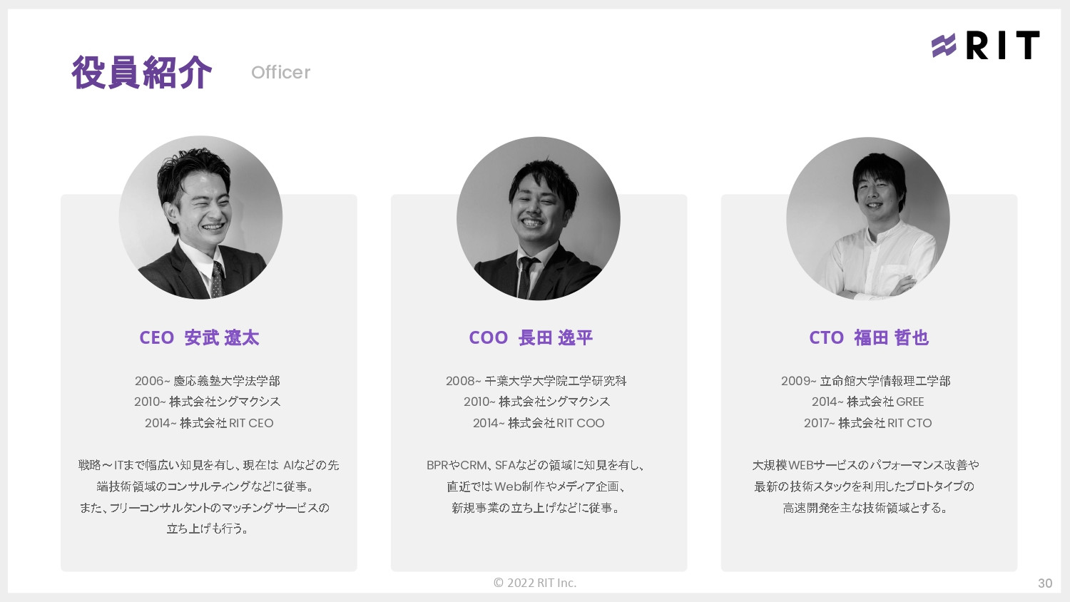 株式会社RIT - 会社案内 - {(29 + 1)}ページ目