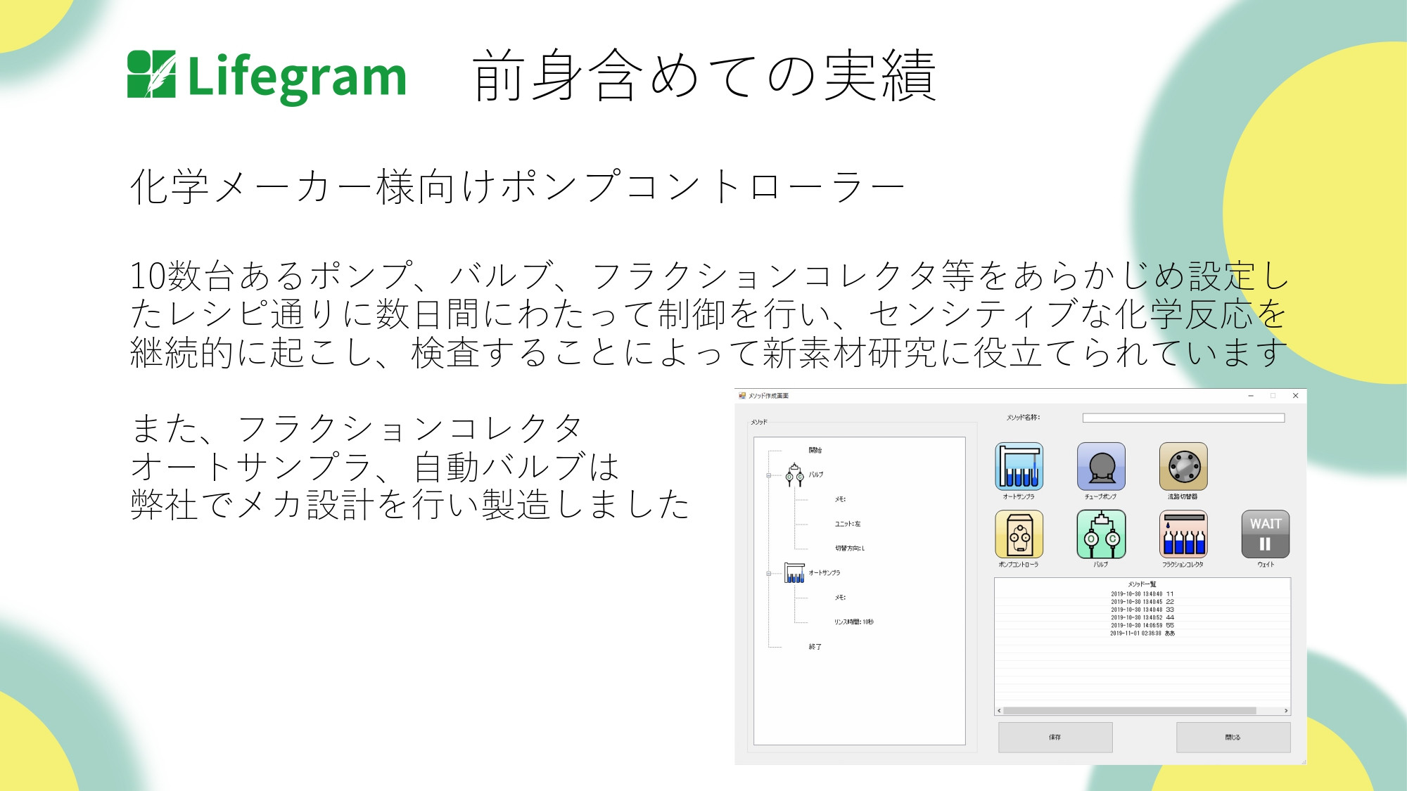 ライフグラム株式会社 - 会社案内 - {(6 + 1)}ページ目
