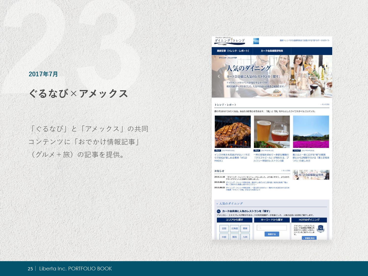 リベルタ株式会社 - ポートフォリオ - {(27 + 1)}ページ目