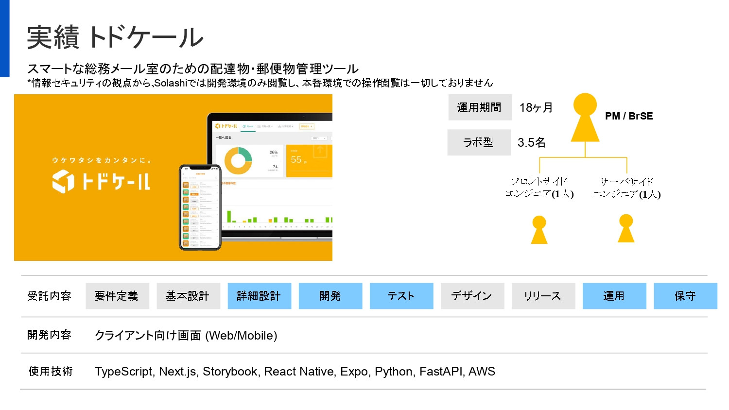 合同会社Solashi Japan - 会社概要資料 - {(16 + 1)}ページ目