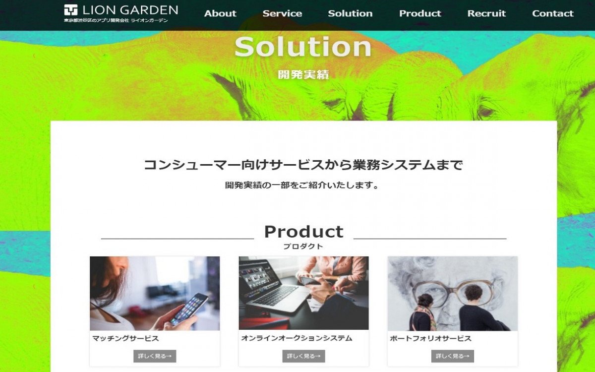 株式会社LionGardenのシステム開発実績と評判 | 東京都渋谷区のシステム開発会社 | システム幹事