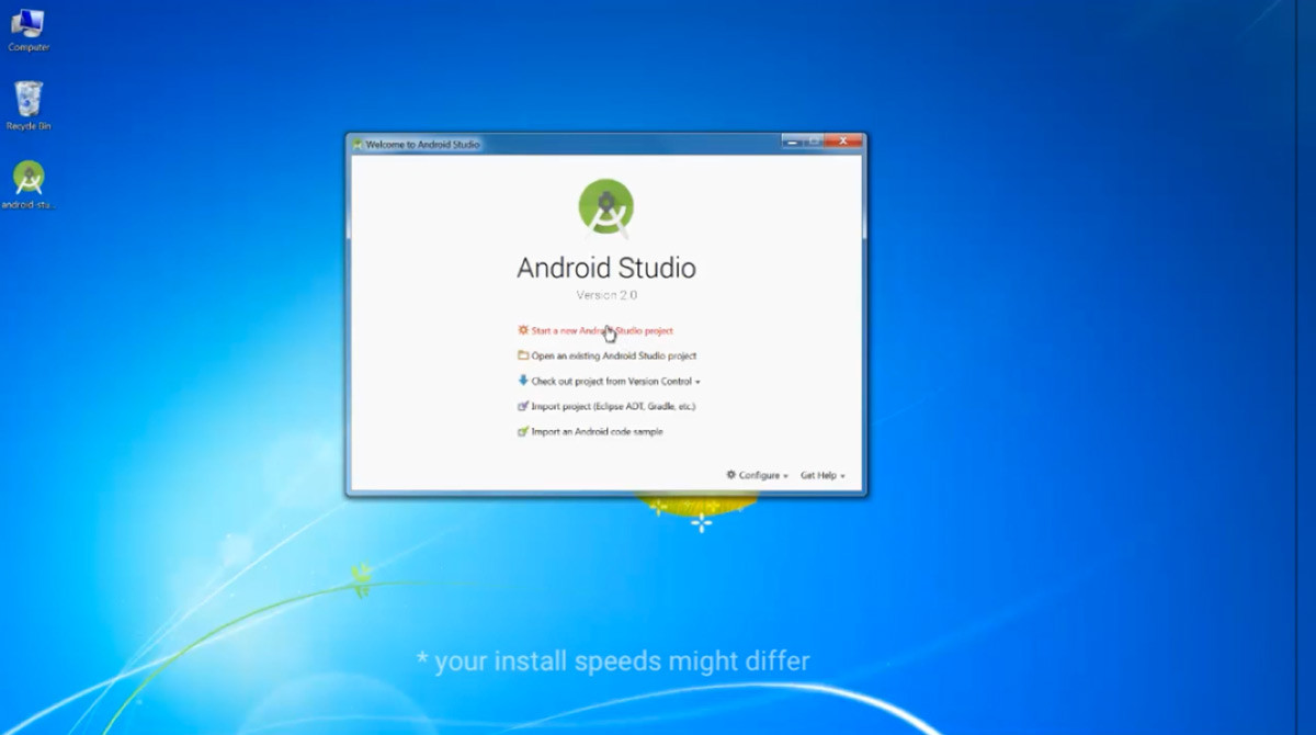 Android Studioのセットアップ（Windows）