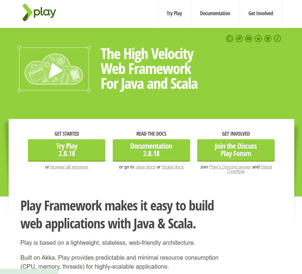 Play Framework（Webアプリ・フレームワーク）