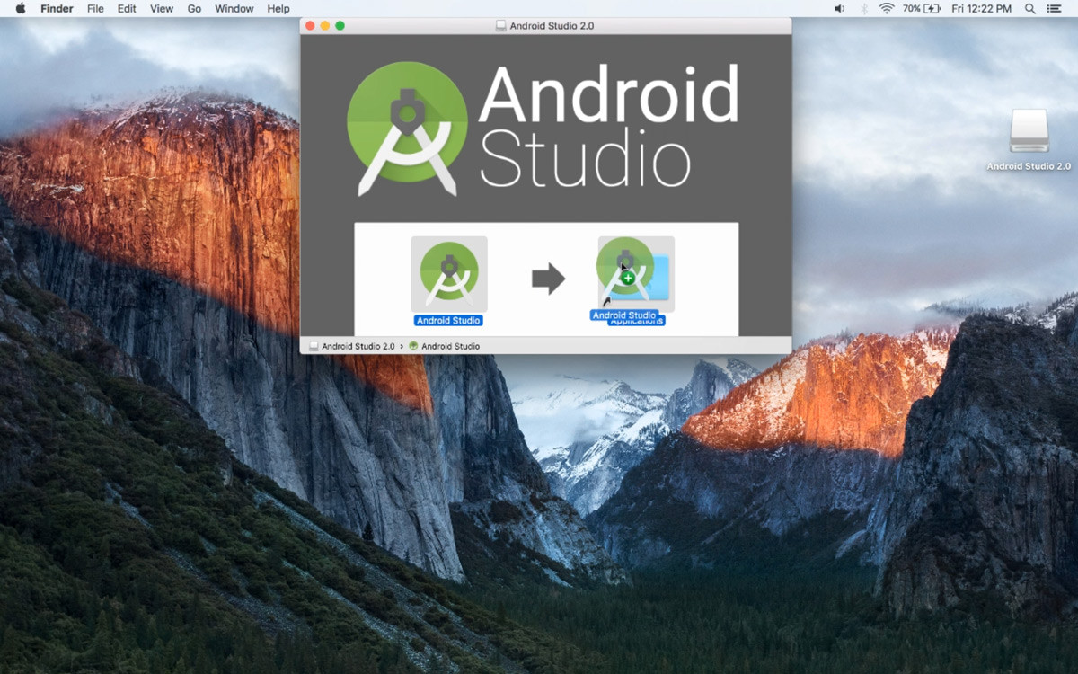 Android Studioのインストール（Mac）