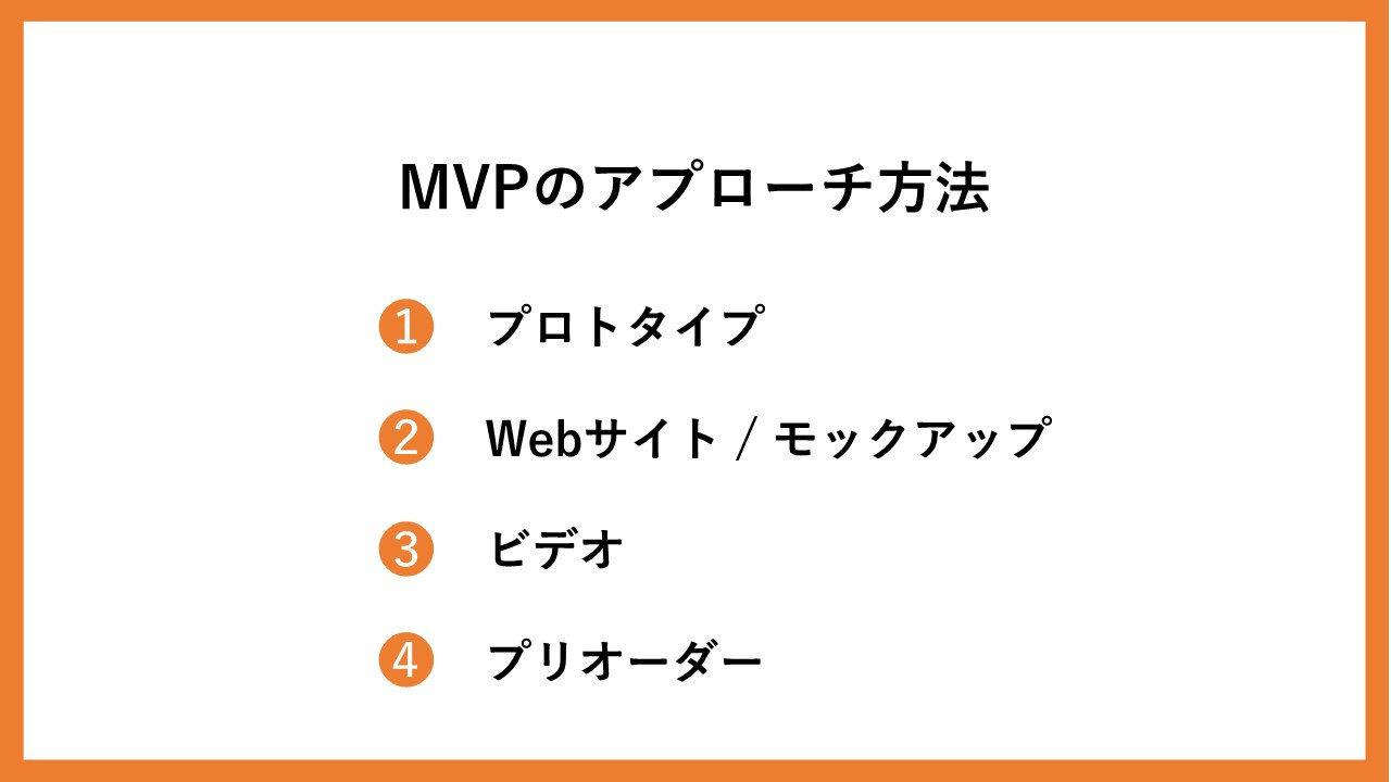 MVPのアプローチ方法