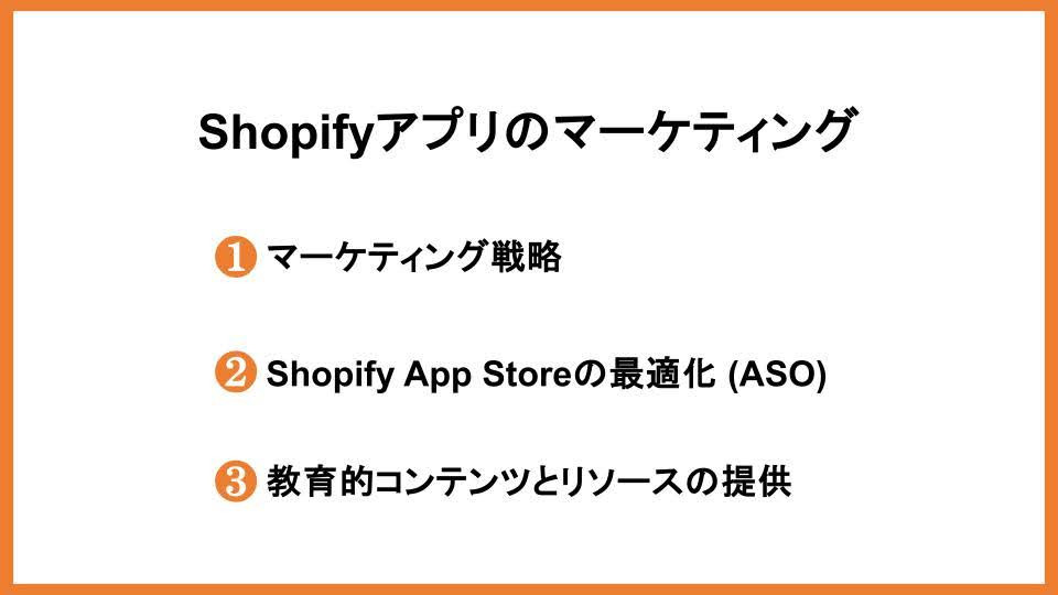 Shopifyアプリのマーケティング