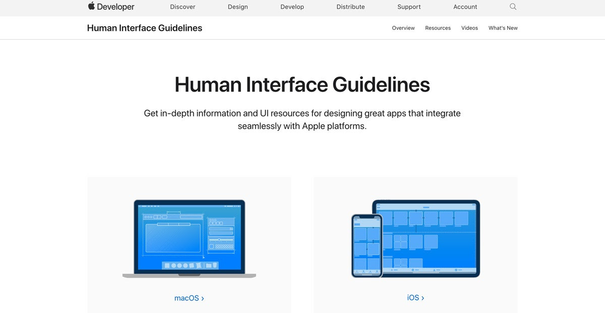 Apple Human Interface Guidelines