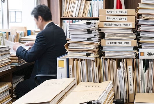 弁護士専用業務管理システムのスクショ