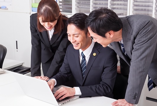 弁護士専用業務管理システムのスクショ