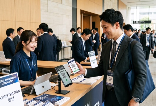 行事出欠管理システムのスクショ